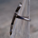 Vintage Sterling Multistone Inlay Thunderbird Ring 2.5