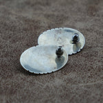 Vintage Sterling Silver Coral Earrings