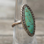 Vintage Sterling Turquoise Ring 6
