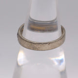 Vintage Sterling Silver Leaf Band Ring 6.5