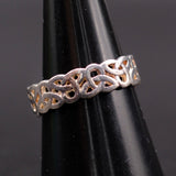 Vintage Sterling Silver Band 7