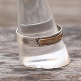 Vintage Sterling and 12K Gold Band 11.75