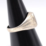 Vintage Sterling Silver Signet Ring 8.5