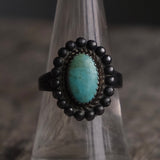 Vintage Sterling Turquoise Ring 8
