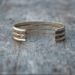 Vintage Sterling Silver Wide Cuff