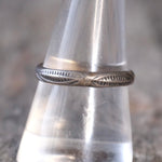 Vintage Sterling Silver Stamped Band Ring 9