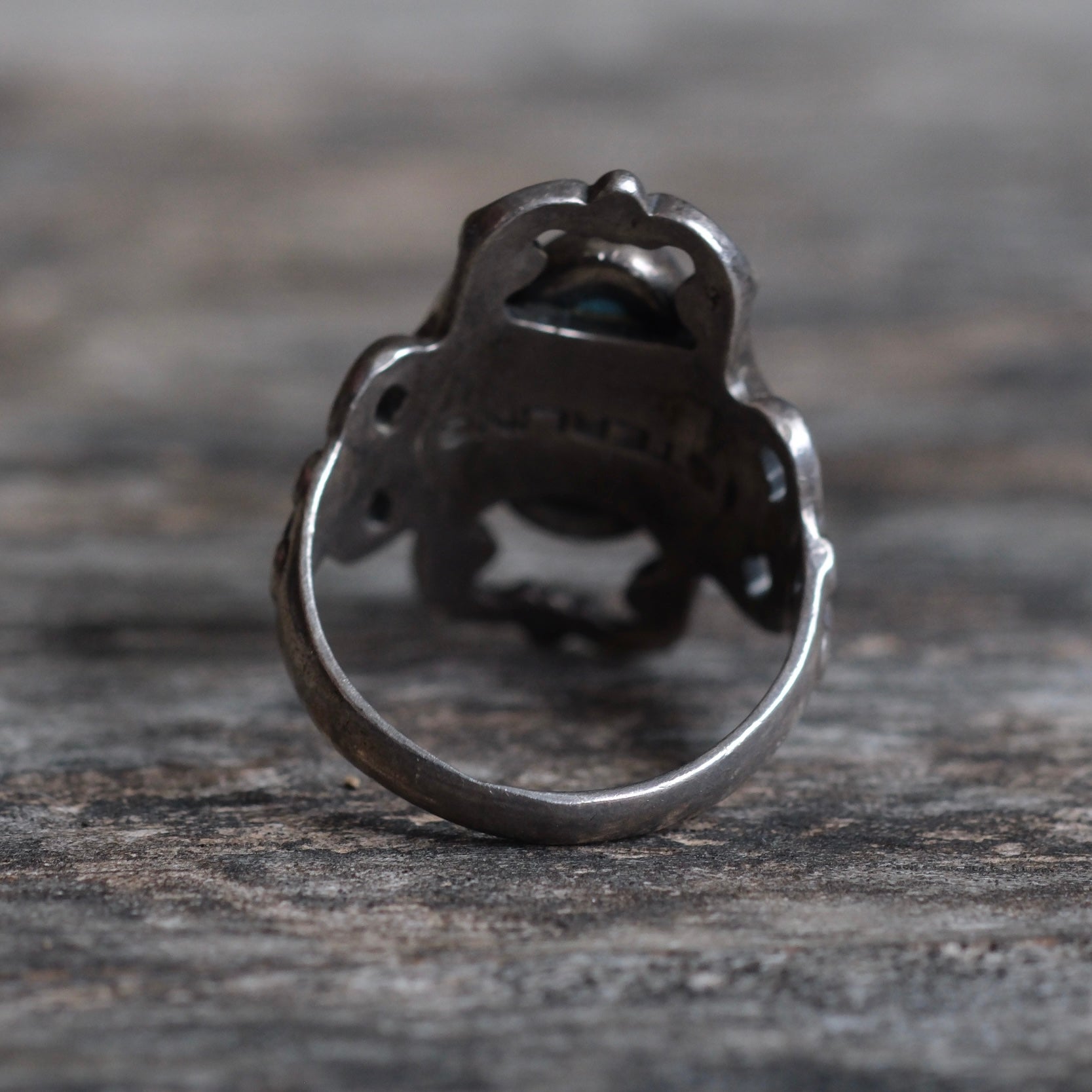 Vintage Sterling Turquoise Ring 5