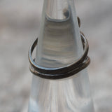 Vintage Sterling Turquoise Ring 4.5