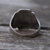 Vintage Sterling Silver Signet Ring 9