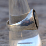 Vintage Sterling Silver Signet Ring 10