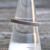 Vintage Sterling Textured Band 8.25