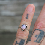 Vintage Sterling Foil Art Ring 4
