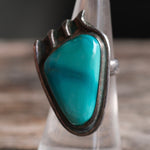 Vintage Sterling Turquoise Ring 6.25