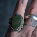 Vintage Sterling Royston Turquoise Ring 6.5