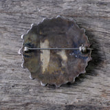 Vintage Sterling Zuni Turquoise Cluster Pin