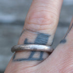 Vintage Sterling Silver Band 5.5