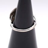 Vintage Sterling Turquoise Roper Ring 5.75