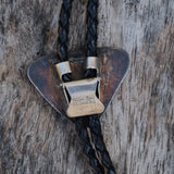 Vintage Sterling Turquoise Bolo Tie