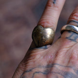 Vintage Sterling Silver Heart Ring 5.75