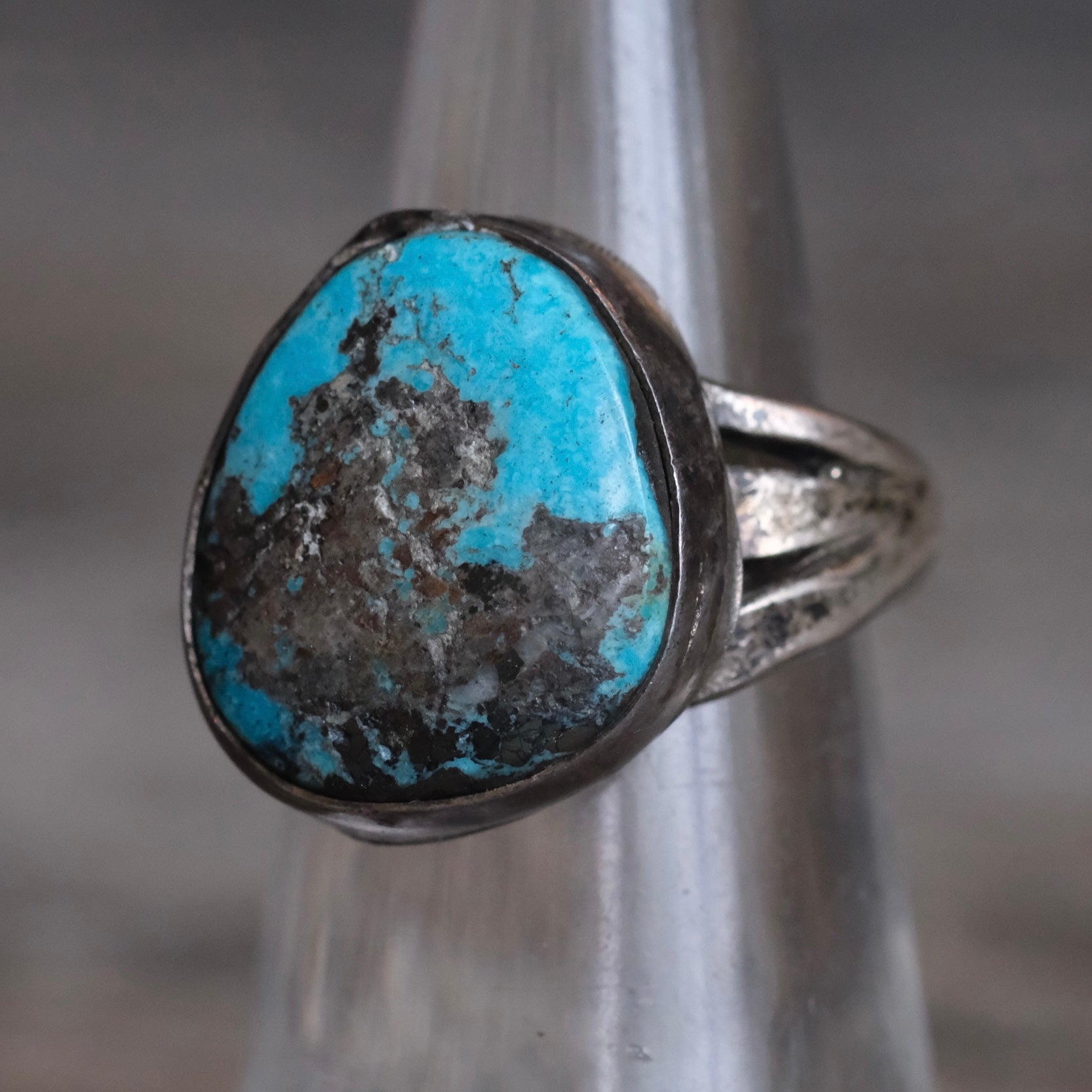 Vintage Sterling Turquoise Ring 5