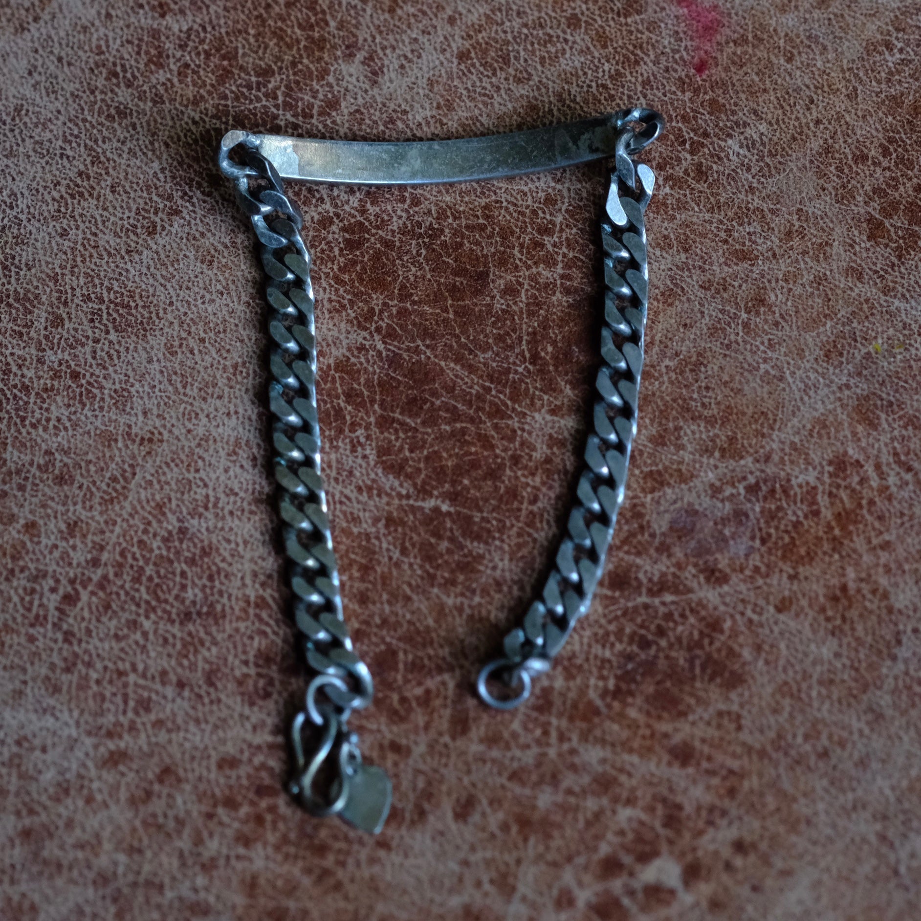 Vintage Sterling Silver ID Bracelet