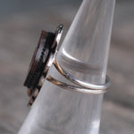 Vintage Sterling Geode Ring 5.25