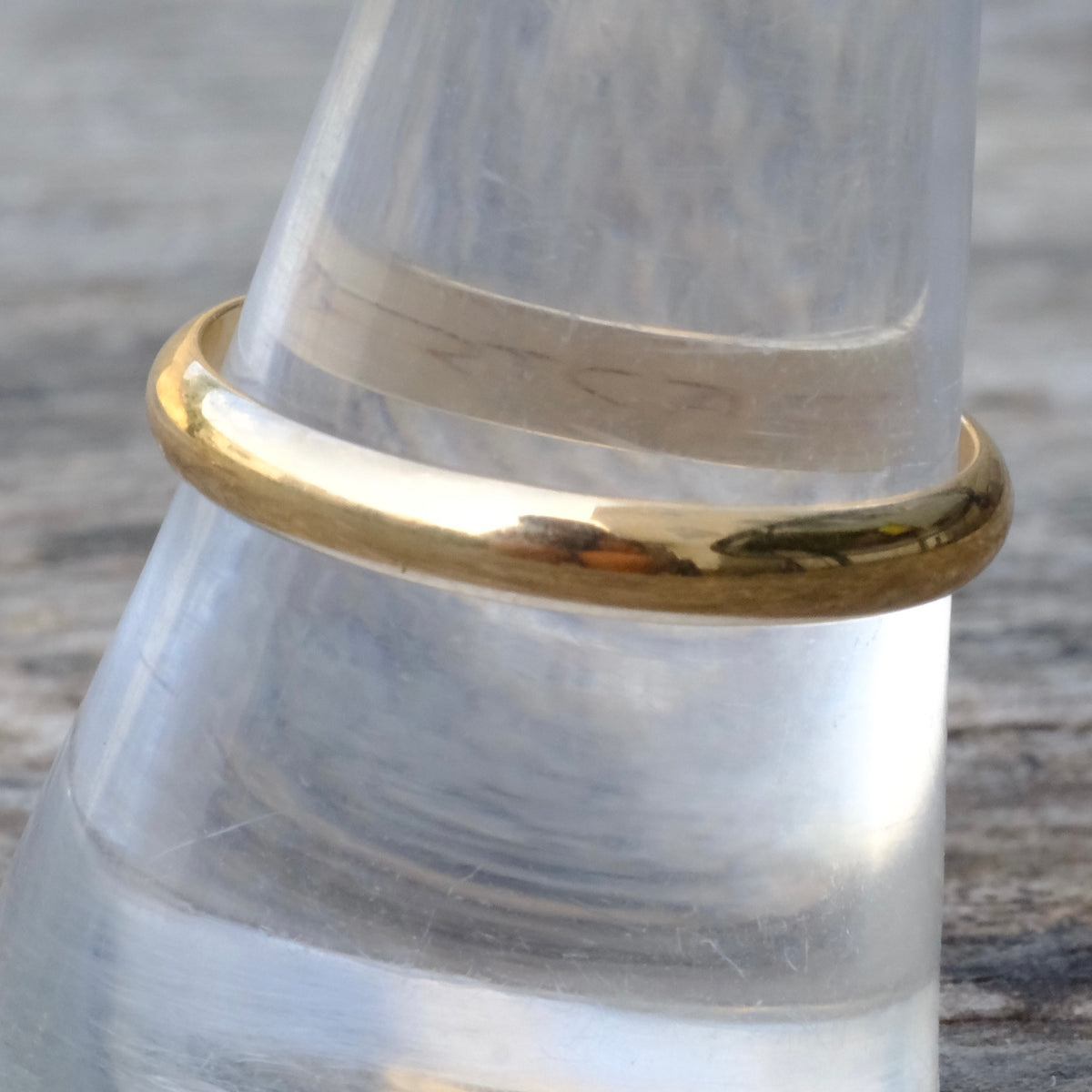 Vintage 14K Gold Band Ring 9.75