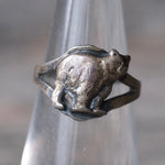 Vintage Sterling Bear Ring 4