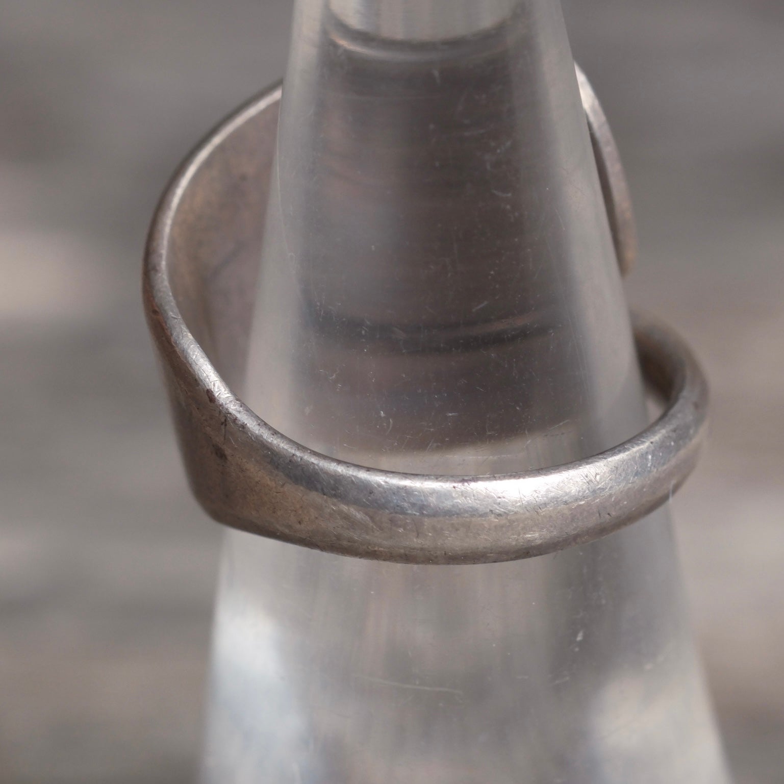 Vintage Sterling Silver Spoon Ring 5.5