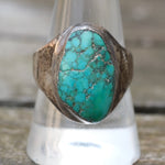 Vintage Sterling Turquoise Ring 10