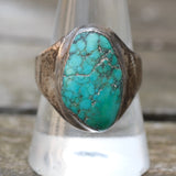 Vintage Sterling Turquoise Ring 10