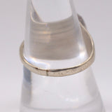 Vintage Sterling Turquoise Stamped Band Ring 9.25