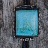 Vintage Sterling Turquoise Bolo Tie