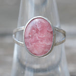 Vintage Sterling Rhodonite Ring 7