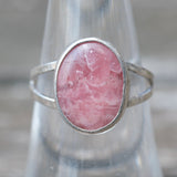 Vintage Sterling Rhodonite Ring 7