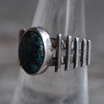 Vintage Sterling Turquoise Ring 6.5