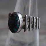 Vintage Sterling Turquoise Ring 6.5