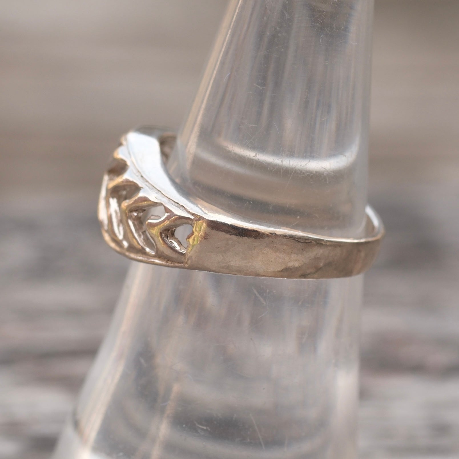 Vintage Sterling Silver Band 6.75
