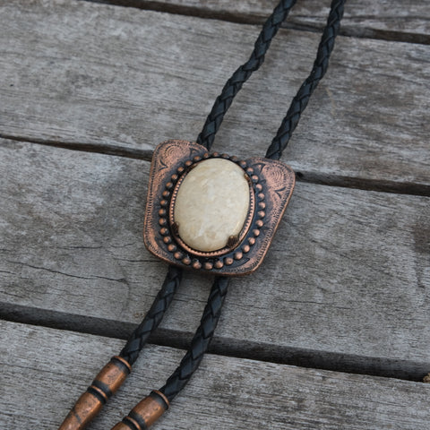 Vintage Sterling Southwestern Bolo Tie