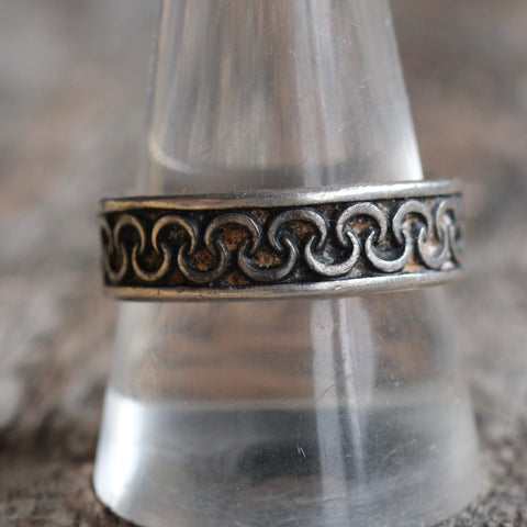 Vintage Sterling Silver Band 11