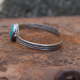 Vintage Sterling Turquoise Cuff