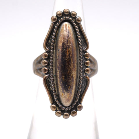 Vintage Sterling Roper Ring 5