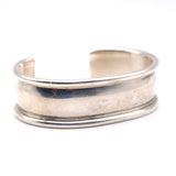 Vintage Sterling Silver Thick Cuff Bracelet