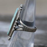 Vintage Sterling Turquoise Ring 5.75