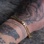 Vintage 14K Gold Cuban Bracelet