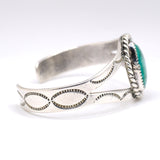 Vintage Sterling Turquoise Cuff Bracelet