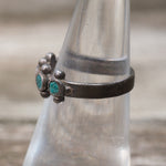 Vintage Sterling Snake Eye Turquoise Band 6