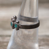 Vintage Sterling Snake Eye Turquoise Band 6