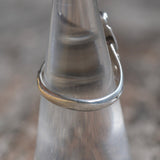 Vintage Sterling Tigers Eye Feather Ring 5.5