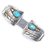 Vintage Sterling Turquoise Watch Band